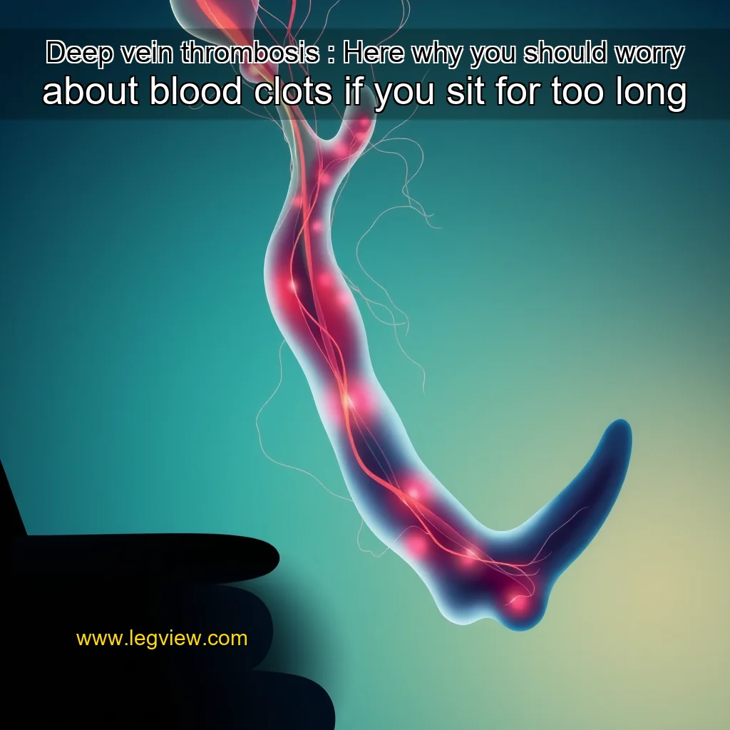 You are currently viewing Deep vein thrombosis : Here why you should worry about blood clots if you sit for too long