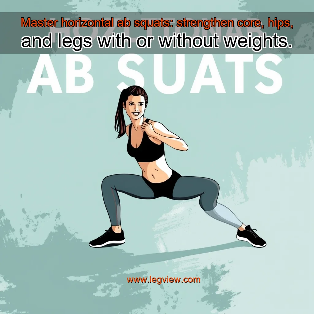 You are currently viewing Master horizontal ab squats: strengthen core, hips, and legs with or without weights.